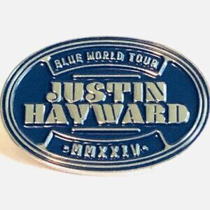 Justin Hayward - Moody Blues Enamel Pin - Official Merch Blue World 2024 Tour